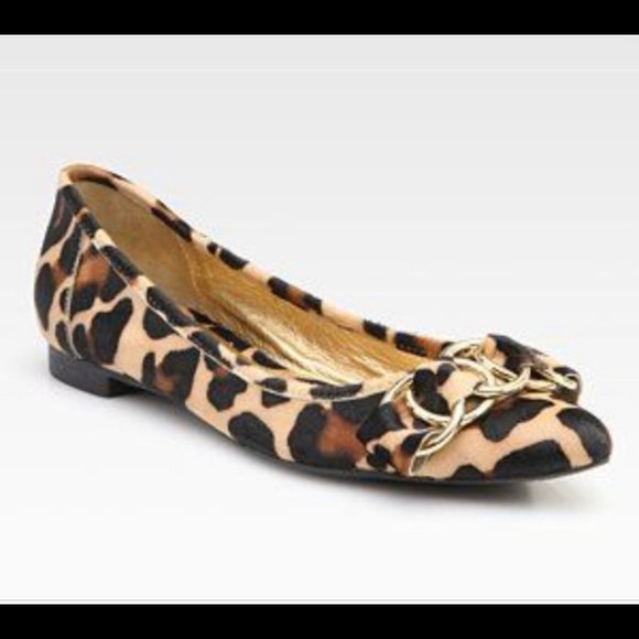 kate spade Shoes - KATE SPADE LEOPARD FLATS Size 8
